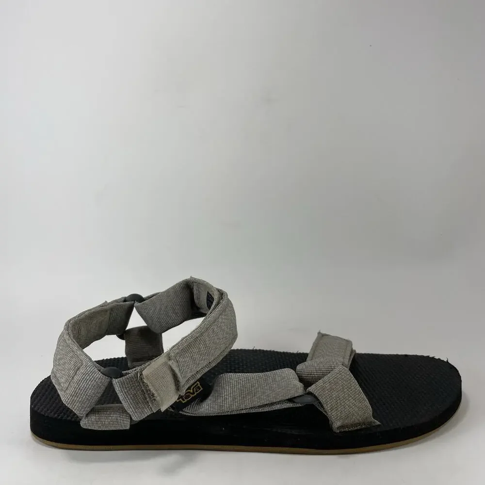Teva Original Universal Mens Size 9 Beach Gray Strappy Sport Sandal Hiking
